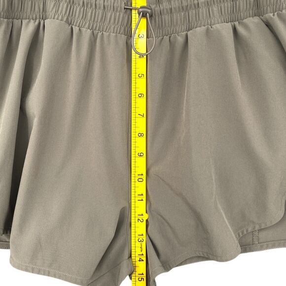 All in Motion Taupe Elastic Waist Drawstring Comfortable Shorts Womens Large - Picture 7 of 8
